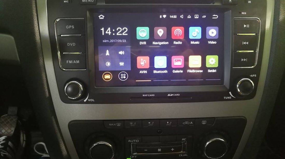 NAVIGATIE ANDROID 8.1 DEDICATA SKODA OCTAVIA 2 WITSON W2-K6201 ECRAN IPS 8'' 16GB 2GB RAM INTERNET