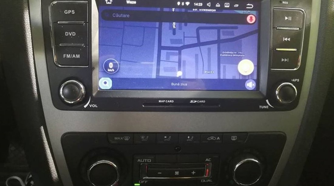 NAVIGATIE ANDROID 8.1 DEDICATA SKODA OCTAVIA 2 WITSON W2-K6201 ECRAN IPS 8'' 16GB 2GB RAM INTERNET