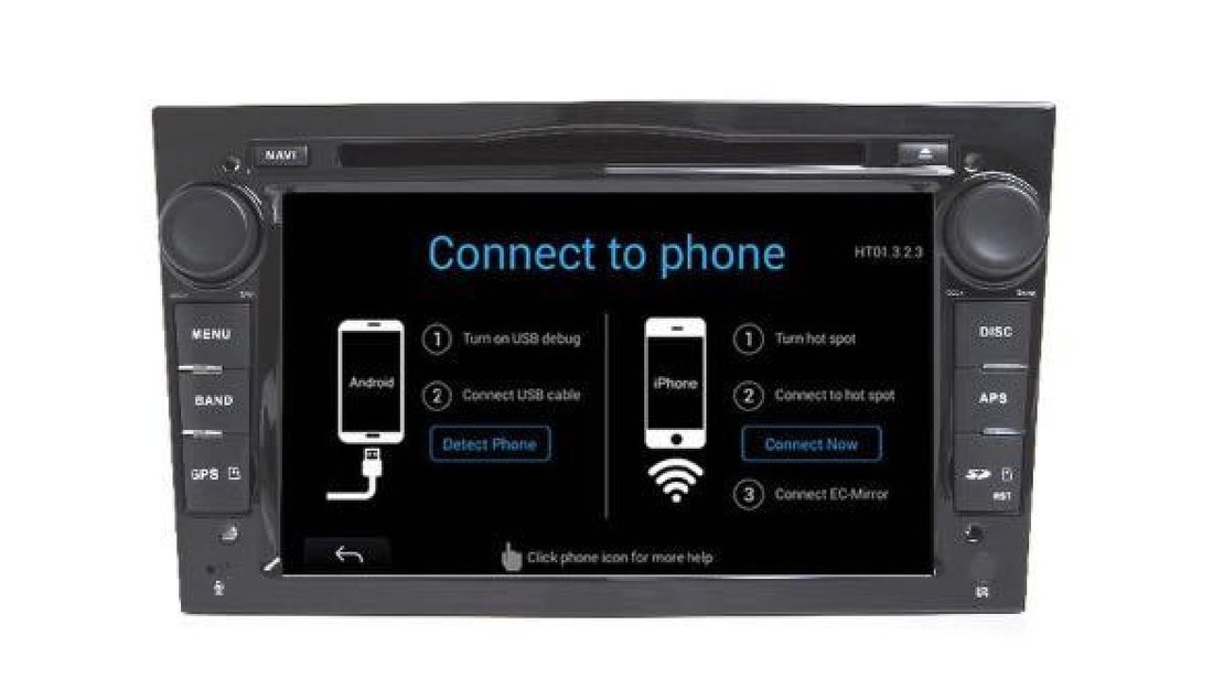 NAVIGATIE ANDROID 8.1 NAVD-MT019 DEDICATA OPEL ANTARA GPS WAZE CAMERA BONUS!