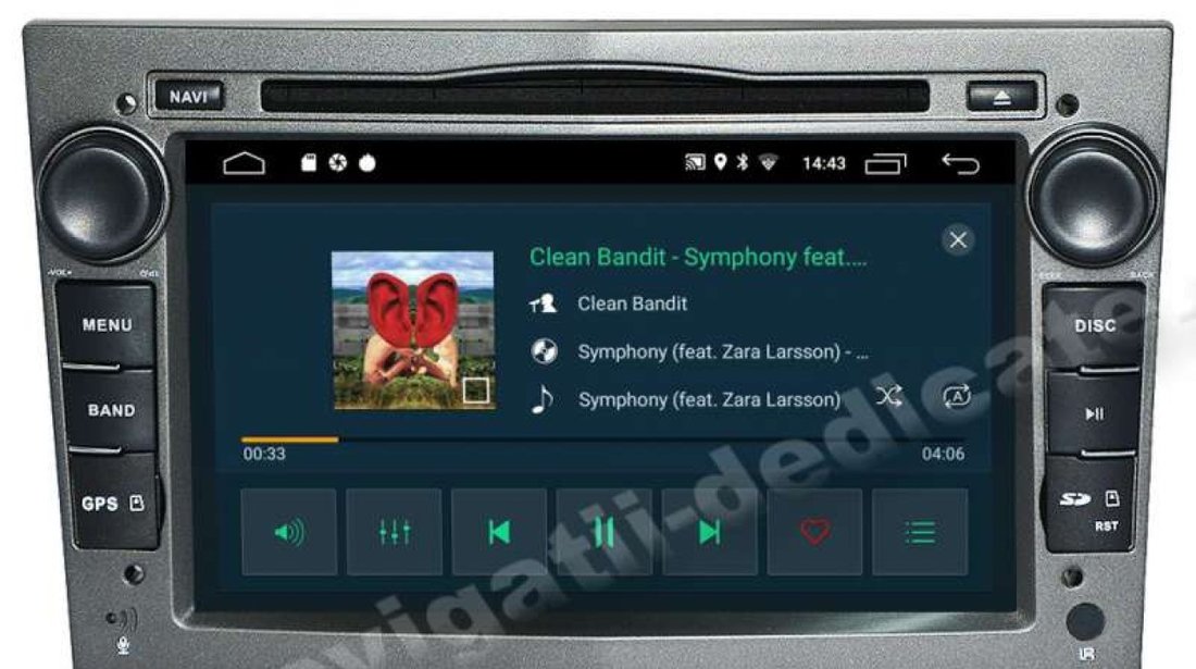 NAVIGATIE ANDROID 8.1 NAVD-MT019 DEDICATA OPEL SIGNUM GPS WAZE CAMERA BONUS!