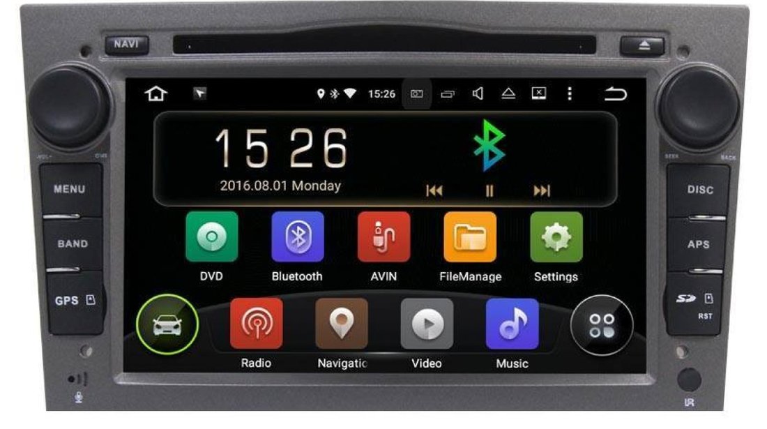 NAVIGATIE ANDROID 8.1 NAVD-MT019 DEDICATA OPEL ANTARA GPS WAZE CAMERA BONUS!