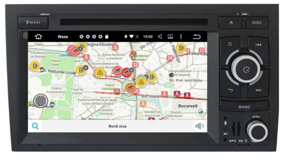 NAVIGATIE ANDROID 9.0 DEDICATA AUDI A4 S4 RS4 SEAT EXEO ECRAN IPS 7'' 16GB 2GB  INTERNET NAVD-MT050