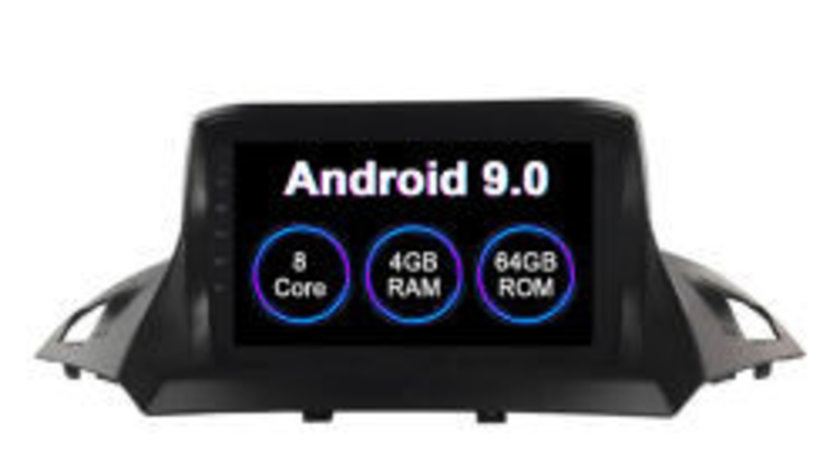 NAVIGATIE ANDROID 9.0 DEDICATA FORD KUGA MK2 2013-2018 WITSON DHS2047 ECRAN STICLA 2.5D IPS 9'' CAPA