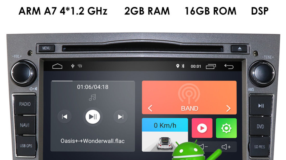 Navigatie ANDROID 9.0 Dedicata Opel ASTRA H Vectra C ZAFIRA MERIVA NAVD-MT019