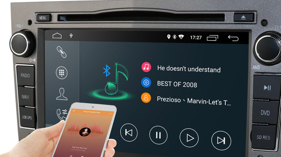 Navigatie Android 9.0 Dedicata Opel Astra Vectra Antara Corsa Zafira Meriva Signum Vivaro NAVD-MT019