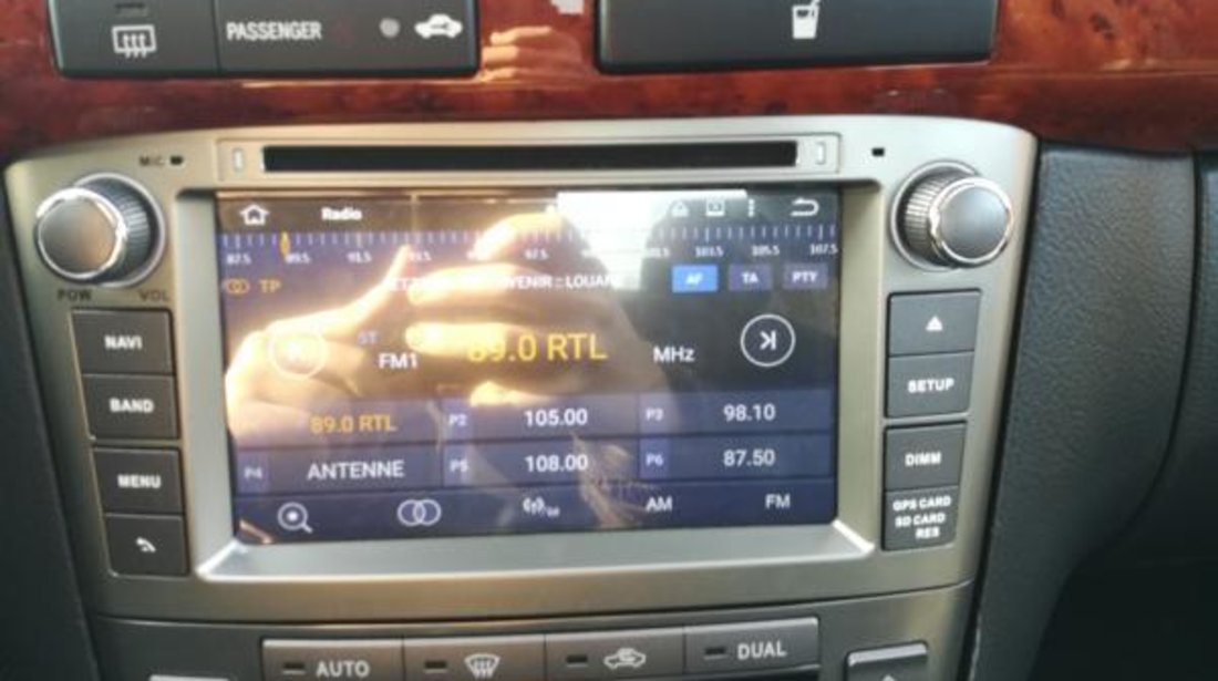 NAVIGATIE ANDROID 9.0 DEDICATA TOYOTA AVENSIS 2003 2008 WITSON W2-RVF5587S OCTA-CORE 4G RAM 64GB