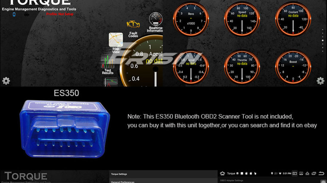 NAVIGATIE ANDROID 9.0 DEDICATA TOYOTA RAV4 2006-2012 ECRAN IPS16GB 2GB RAM INTERNET 3G WIFI GPS WAZ