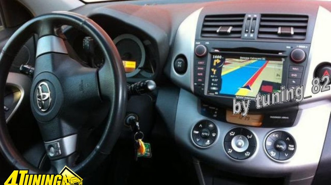 NAVIGATIE ANDROID 9.0 DEDICATA TOYOTA RAV4 2006-2012 ECRAN IPS16GB 2GB RAM INTERNET 3G WIFI GPS WAZE