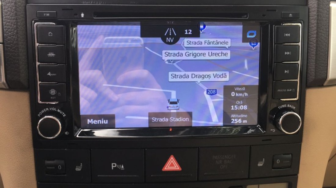 NAVIGATIE ANDROID 9.0 DEDICATA VW TOUAREG MULTIVAN TRANSPORTER T5 ECRAN IPS 16GB DVD GPS WAZE