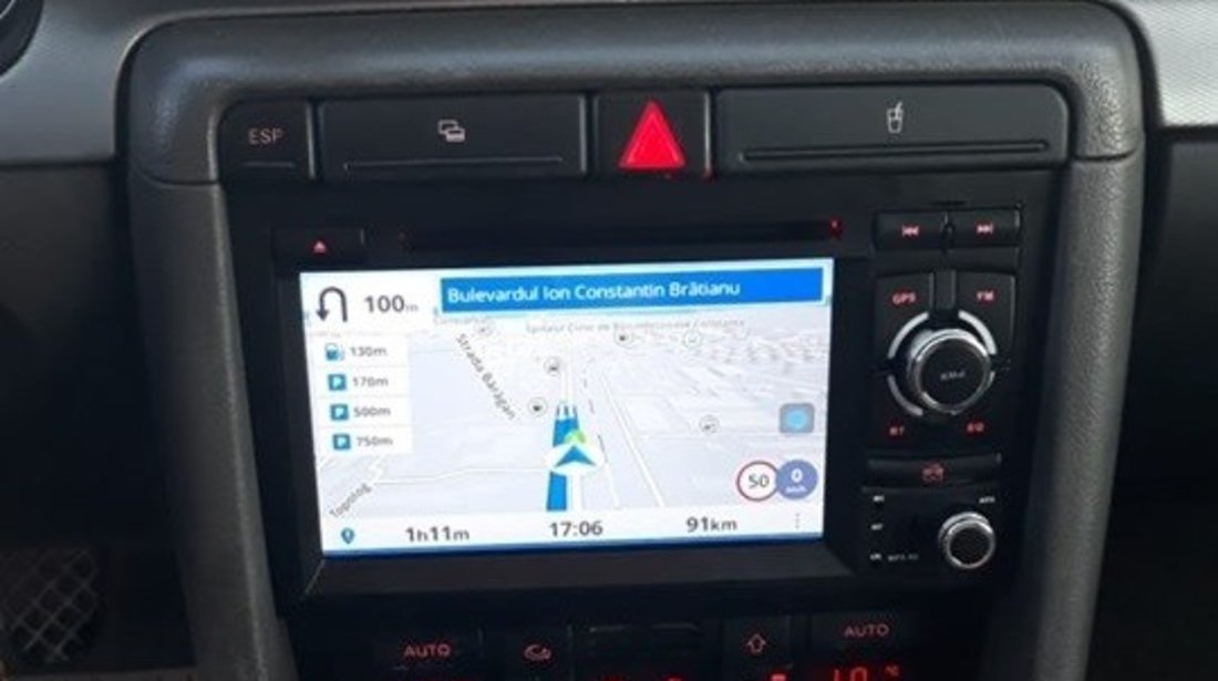 NAVIGATIE ANDROID 9.1 DEDICATA AUDI A4 B6 B7 ECRAN IPS 7'' WIFI GPS WAZE VAG NAV 6700 PRO