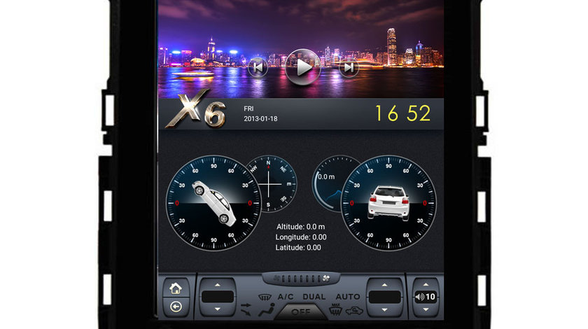 NAVIGATIE ANDROID 9 DEDICATA RENAULT MEGANE 4 ECRAN 10.4'' TESLA STYLE 4GB RAM 32GB EDT-T447-6CORE