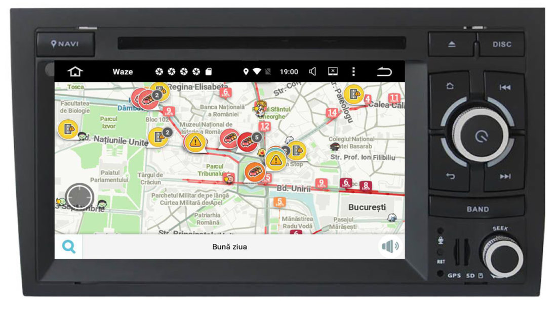 Navigatie Android Audi A4 B6 B7 Seat Exeo Octa Core 4GB RAM Ecran IPS Navd-P050