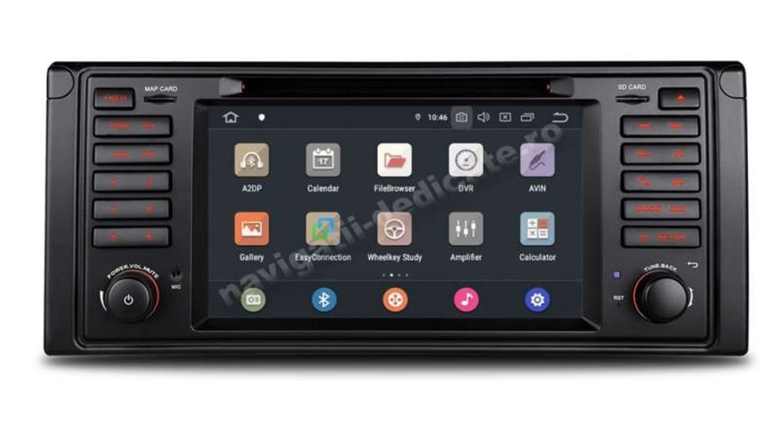 Navigatie Android BMW Seria 5 E39 X5 E53 Octa Core 4GB RAM DVD GPS Auto CARKIT NAVD-P092