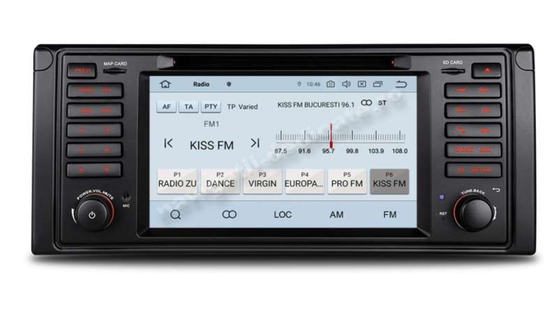 Navigatie Android BMW Seria 5 E39 X5 E53 Octa Core 4GB RAM DVD GPS Auto CARKIT NAVD-P092