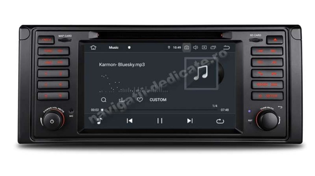 Navigatie Android BMW Seria 5 E39 X5 E53 Octa Core 4GB RAM DVD GPS Auto CARKIT NAVD-P092