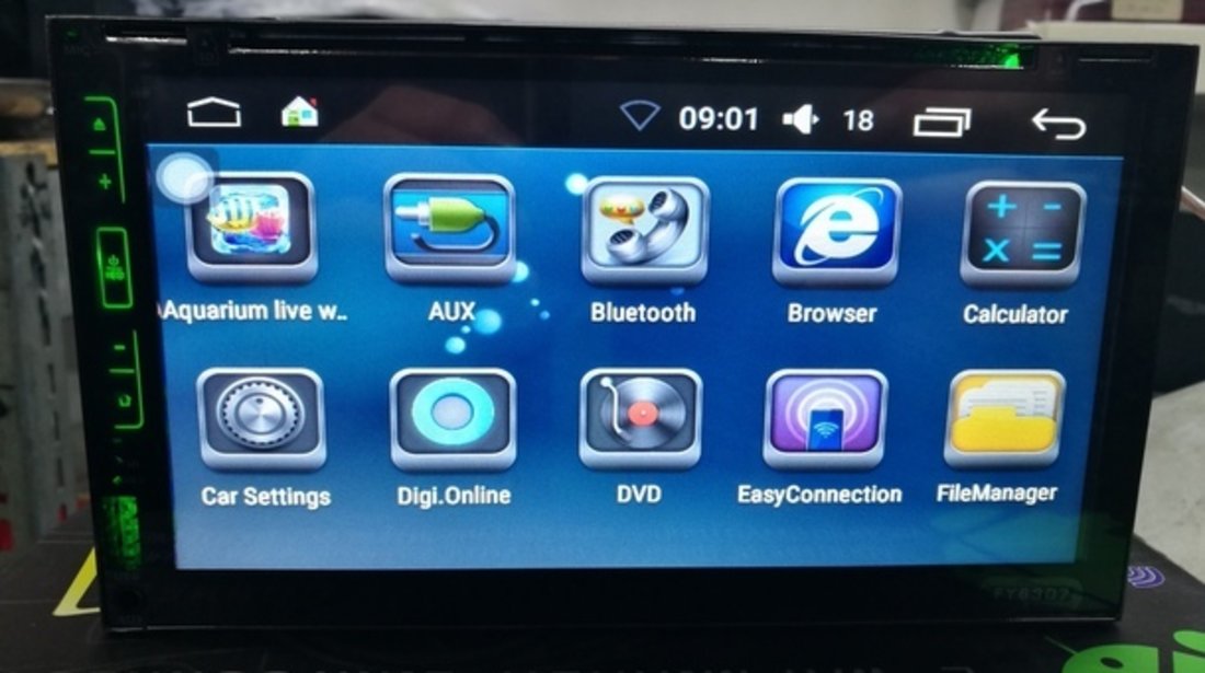 NAVIGATIE ANDROID CARPAD FORD FIESTA DVD PLAYER AUTO 2DIN CU USB SD MIRRORLINK WAZE MODEL CMP6023