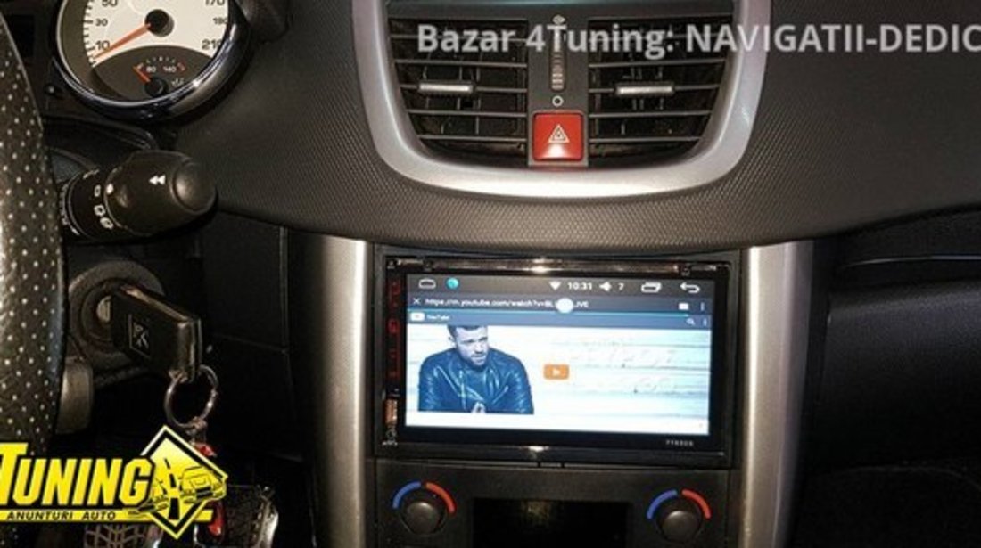 NAVIGATIE ANDROID CARPAD FORD FIESTA DVD PLAYER AUTO 2DIN CU USB SD MIRRORLINK WAZE MODEL CMP6023