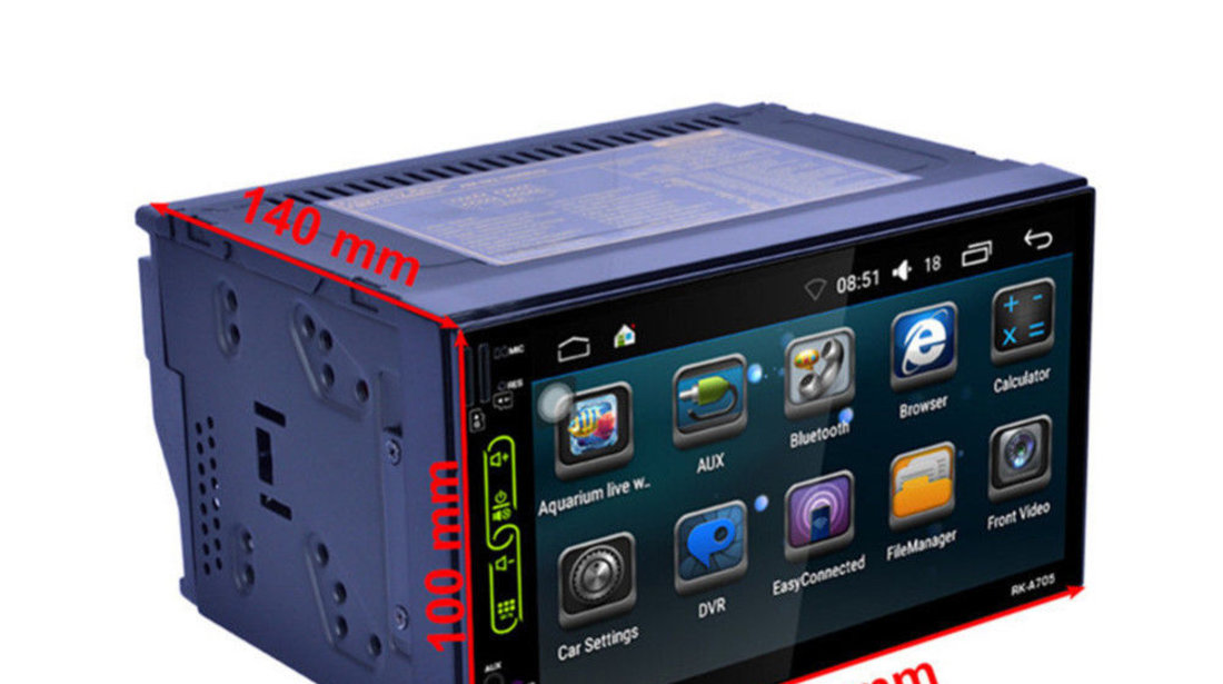 NAVIGATIE ANDROID CARPAD UNIVERSALA DVD PLAYER AUTO 2DIN CU USB SD MIRRORLINK WAZE MODEL CMP6023