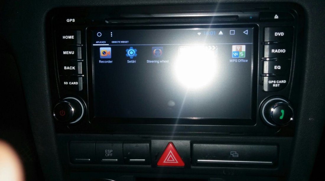 NAVIGATIE ANDROID DEDICATA AUDI A3 16GB WIFI CARKIT BLUETOOTH DVR GPS WAZE EDOTEC EDT-G049