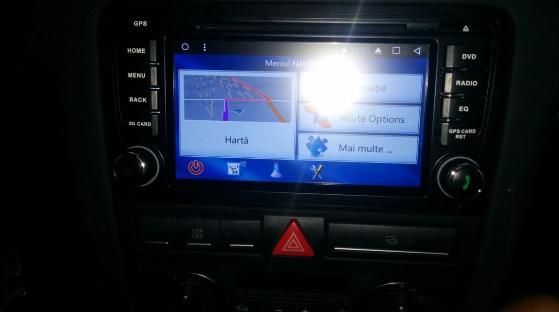 NAVIGATIE ANDROID DEDICATA AUDI A3 S3 RS3 7'' 16GB 2GB RAM WIFI DVR CARKIT BLUETOOTH MIRROR LINK GPS