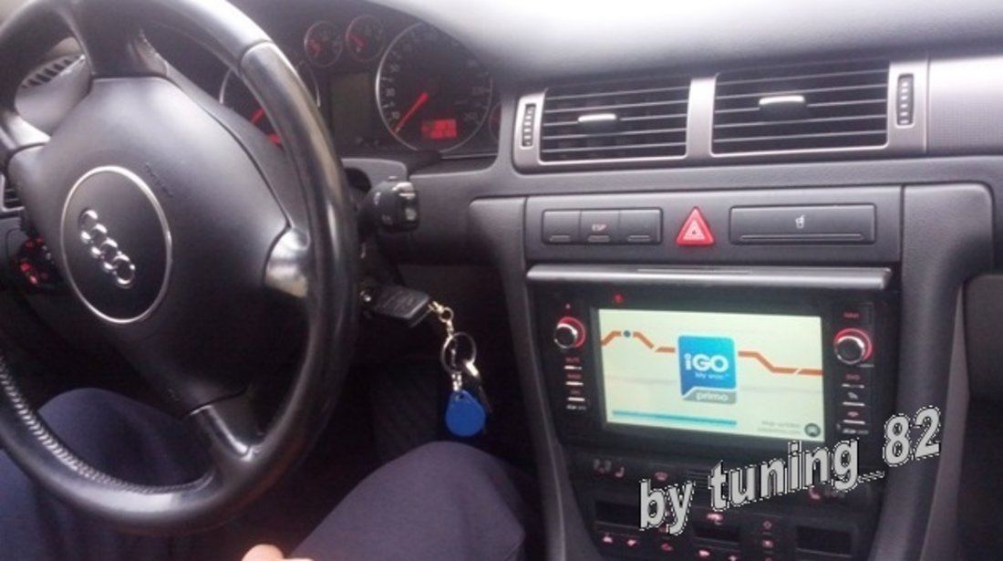 NAVIGATIE ANDROID DEDICATA AUDI A6 C5 1997 2004 WITSON W2-M102 PLATFORMA S160 QUAD CORE 16 GB 3G DVR