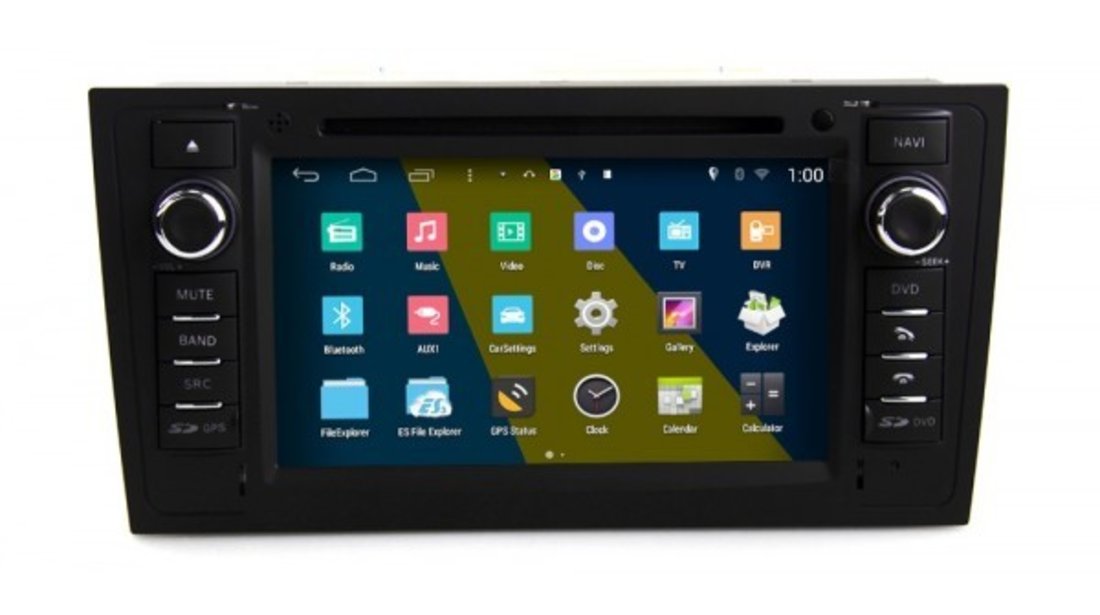 NAVIGATIE ANDROID DEDICATA AUDI A6 C5 1997 2004 WITSON W2-M102 PLATFORMA S160 QUAD CORE 16 GB 3G DVR