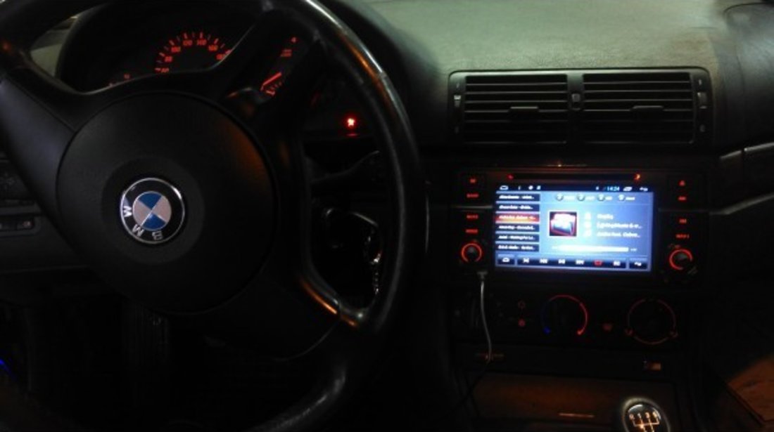 NAVIGATIE ANDROID DEDICATA BMW SERIA 3 E46 M3 EDT-G052 OCTACORE 2 GB RAM DDR3 32 GB MEMORIE