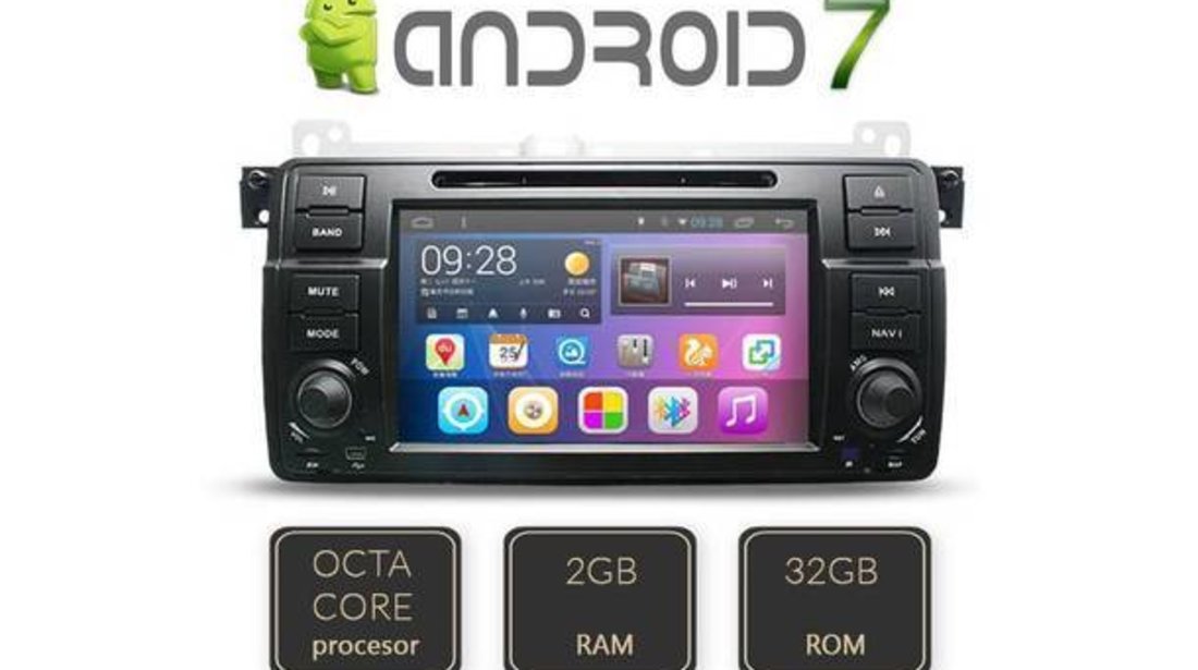 NAVIGATIE ANDROID DEDICATA BMW SERIA 3 M3 EDT-G052 OCTACORE 2 GB RAM DDR3 32 GB