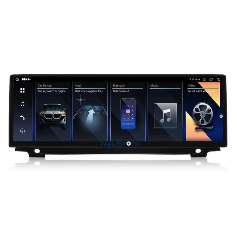 Navigatie Android Dedicata BMW Seria 5 F10 F11 (2011-2017), 14.9 Inch, 4Gb Ram, 64Gb Stocare, Bluetooth, WiFi, Waze
