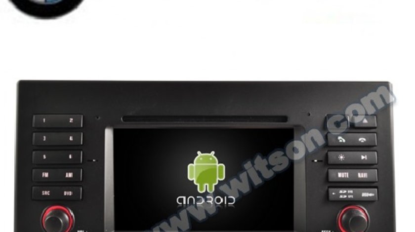 NAVIGATIE ANDROID DEDICATA BMW X5 E39 1995 2003 WITSON W2-M082 PLATFORMA S160 16GB WAZE MIRRORLINK