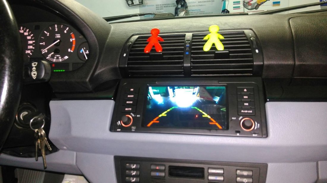 NAVIGATIE ANDROID DEDICATA BMW X5 E53 SERIA 5 E39 SERIA 7 E38 INTERNET 3G WAZE QUAD-CORE 1,6GHZ 16GB