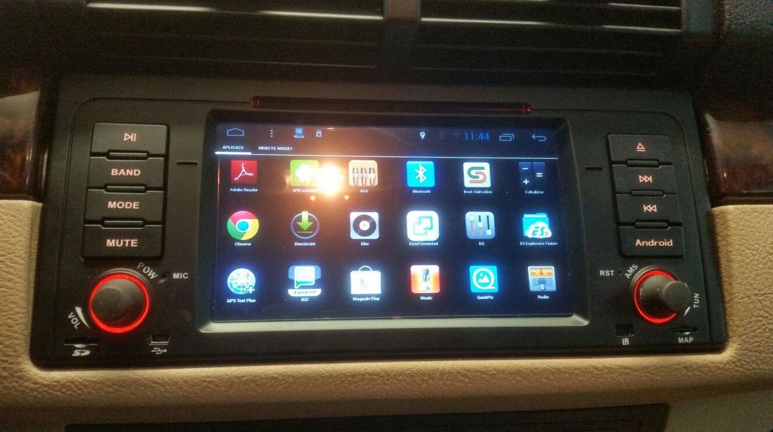 NAVIGATIE ANDROID DEDICATA BMW X5 E53 SERIA 5 E39 SERIA 7 E38 INTERNET 3G WAZE QUAD-CORE 1,6GHZ 16GB