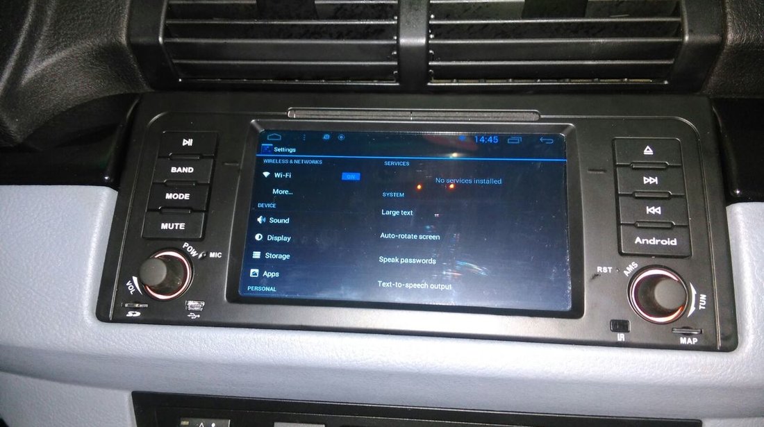 NAVIGATIE ANDROID DEDICATA BMW X5 E53 SERIA 5 E39 SERIA 7 E38 INTERNET 3G WAZE QUAD-CORE 1,6GHZ 16GB