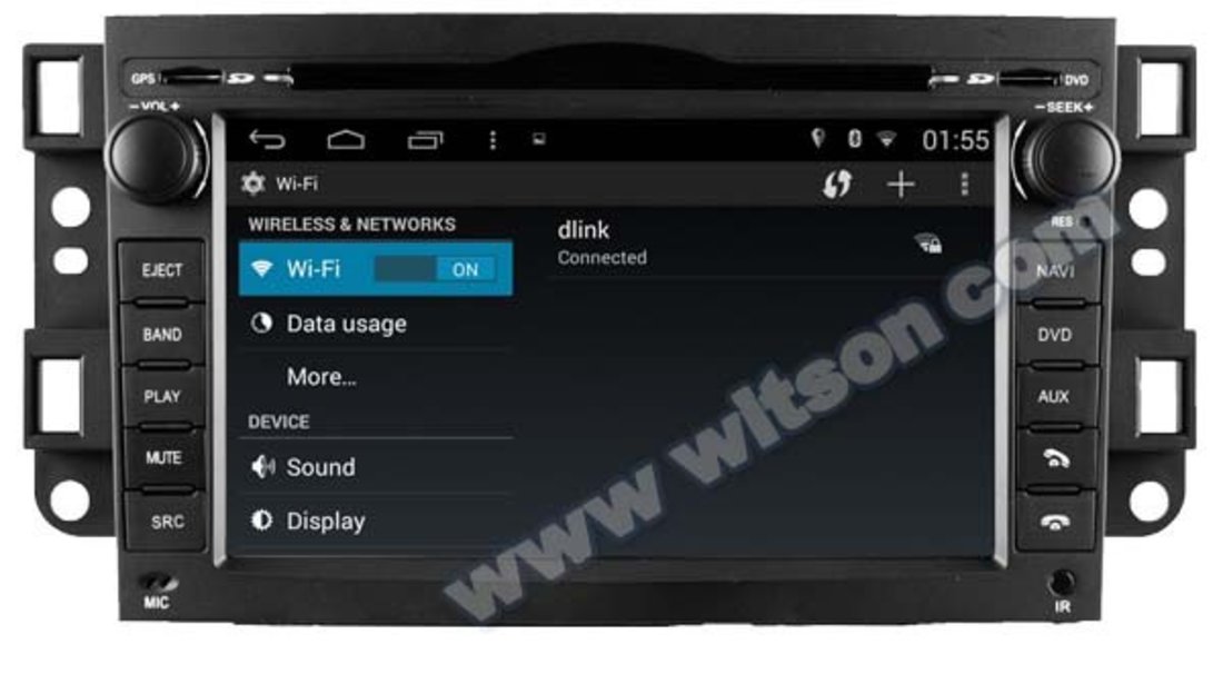 NAVIGATIE ANDROID DEDICATA CHEVROLET AVEO CAPTIVA EPICA WITSON W2-M020 PLATFORMA S160 QUADCORE 16 GB