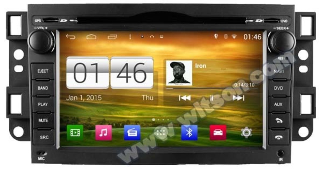 NAVIGATIE ANDROID DEDICATA CHEVROLET AVEO CAPTIVA EPICA WITSON W2-M020 PLATFORMA S160 QUADCORE 16 GB