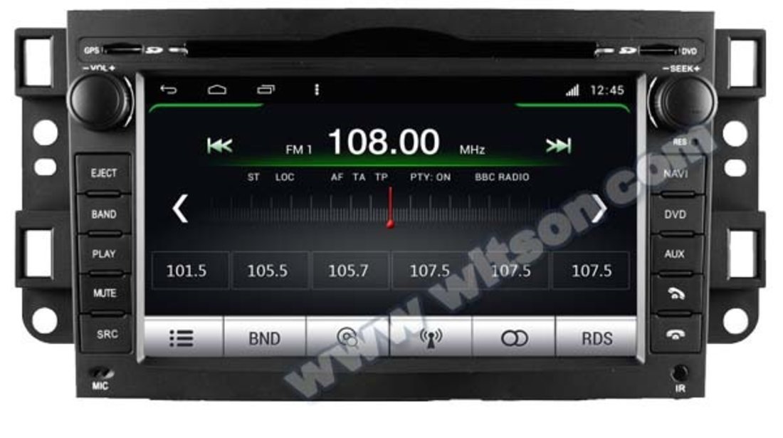 NAVIGATIE ANDROID DEDICATA CHEVROLET AVEO CAPTIVA EPICA WITSON W2-M020 PLATFORMA S160 QUADCORE 16 GB
