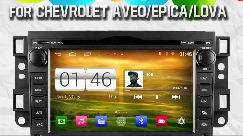 NAVIGATIE ANDROID DEDICATA CHEVROLET AVEO CAPTIVA EPICA WITSON W2-M020 PLATFORMA S160 QUADCORE 16 GB