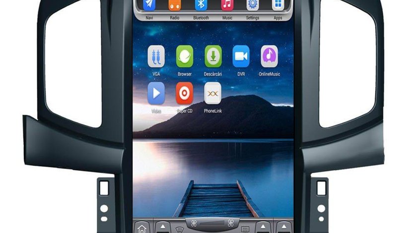 NAVIGATIE ANDROID DEDICATA CHEVROLET CAPTIVA EDOTEC EDT-T109 ECRAN 10.4'' TESLA STYLE OCTACORE 4G WI