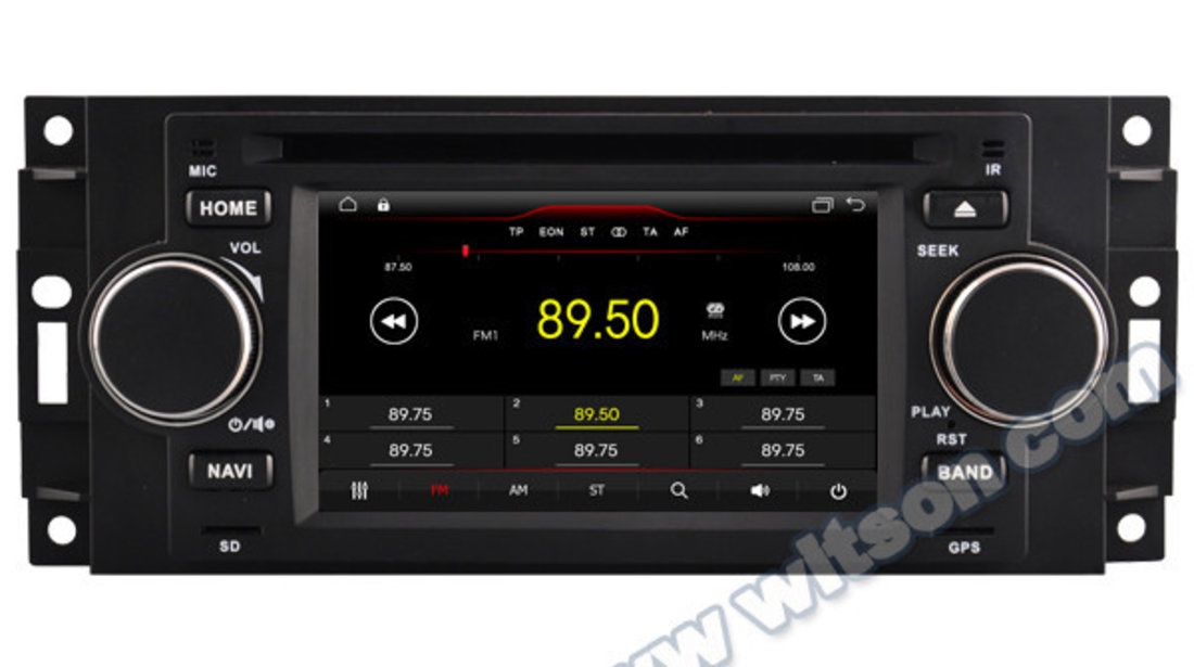 NAVIGATIE ANDROID DEDICATA CHRYSLER 300C JEEP GRAND CHEROKEE DODGE CALIBER 2+16GB DVD PLAYER