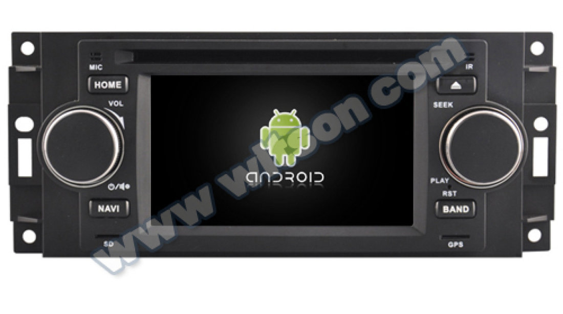 NAVIGATIE ANDROID DEDICATA CHRYSLER / DODGE / JEEP WITSON W2-K7833 INTERNET 4G WIFI QUADCORE 2G RAM