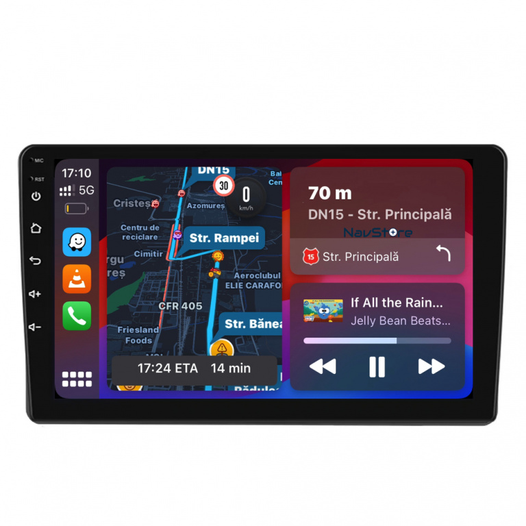 Navigatie Android Dedicata Citroen Berlingo (2008-2019), 9Inch, 8Gb Ram, 256Gb Stocare, Carplay