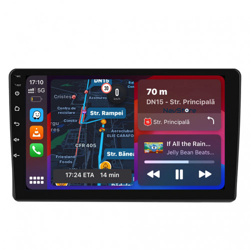 Navigatie Android Dedicata Citroen Berlingo (2008-2019), 9Inch, 6Gb Ram, 128Gb Stocare, Bluetooth, W...