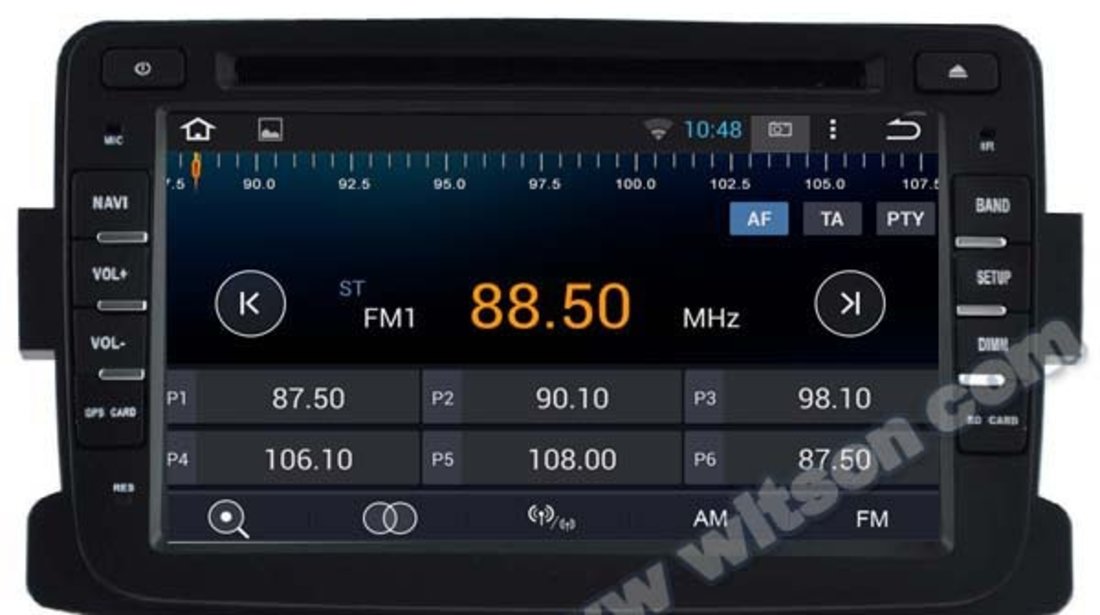 NAVIGATIE ANDROID DEDICATA DACIA DUSTER LOGAN SANDERO LOGDY RENAULT CAPTUR WITSON W2-A6787 16GB 3G