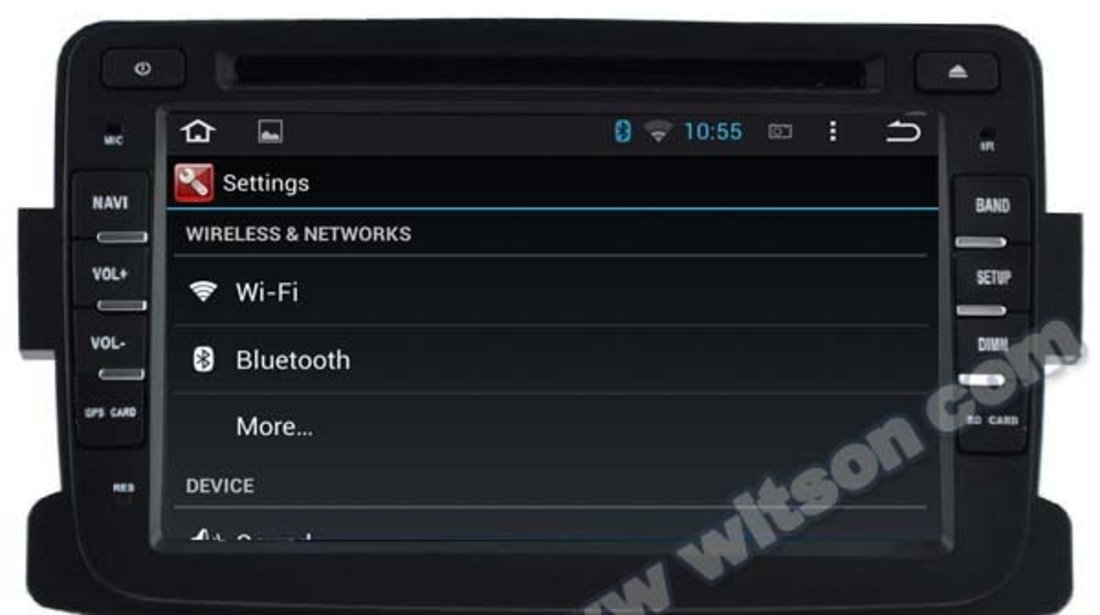 NAVIGATIE ANDROID DEDICATA DACIA DUSTER LOGAN SANDERO LOGDY RENAULT CAPTUR WITSON W2-A6787 16GB 3G