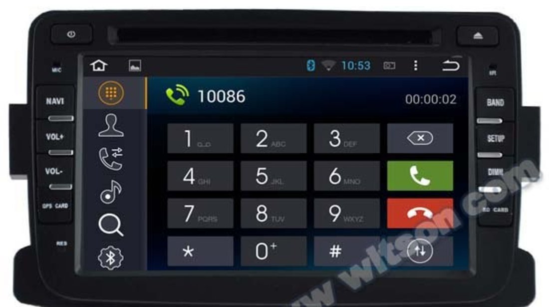 NAVIGATIE ANDROID DEDICATA DACIA DUSTER LOGAN SANDERO LOGDY RENAULT CAPTUR WITSON W2-A6787 16GB 3G