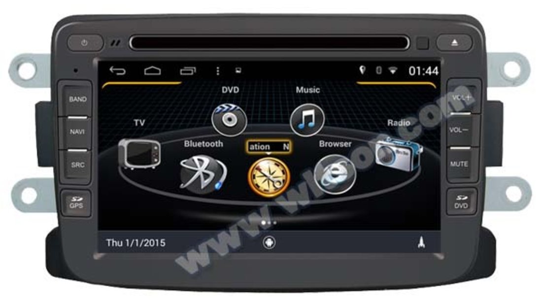 NAVIGATIE ANDROID DEDICATA DACIA DUSTER LOGAN SANDERO DOKER LOGDY RENAULT CAPTUR WITSON W2-M157 S160