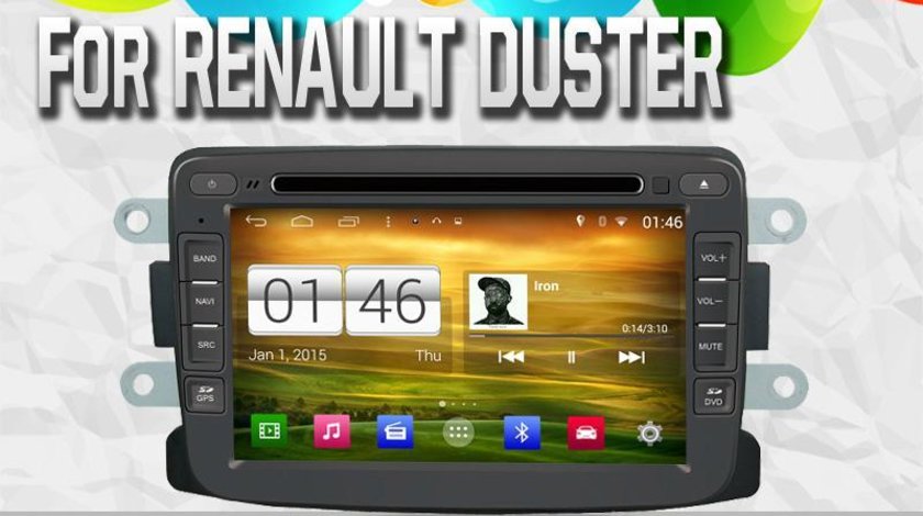 NAVIGATIE ANDROID DEDICATA DACIA DUSTER LOGAN SANDERO DOKER LOGDY RENAULT CAPTUR WITSON W2-M157 S160