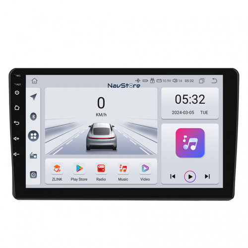 Navigatie Android Dedicata Fiat Panda (2003 - 2012), 9Inch, 4Gb Ram, 64Gb Stocare, Bluetooth, WiFi, ...
