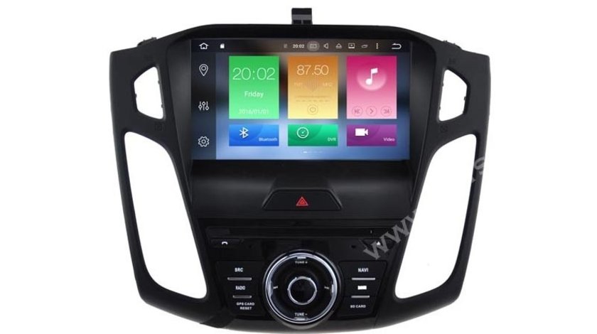 NAVIGATIE ANDROID DEDICATA FORD FOCUS 3 MK3 2015 - 2018 WITSON W2-V5556 ECRAN IPS 8 OCTACORE 32 GB