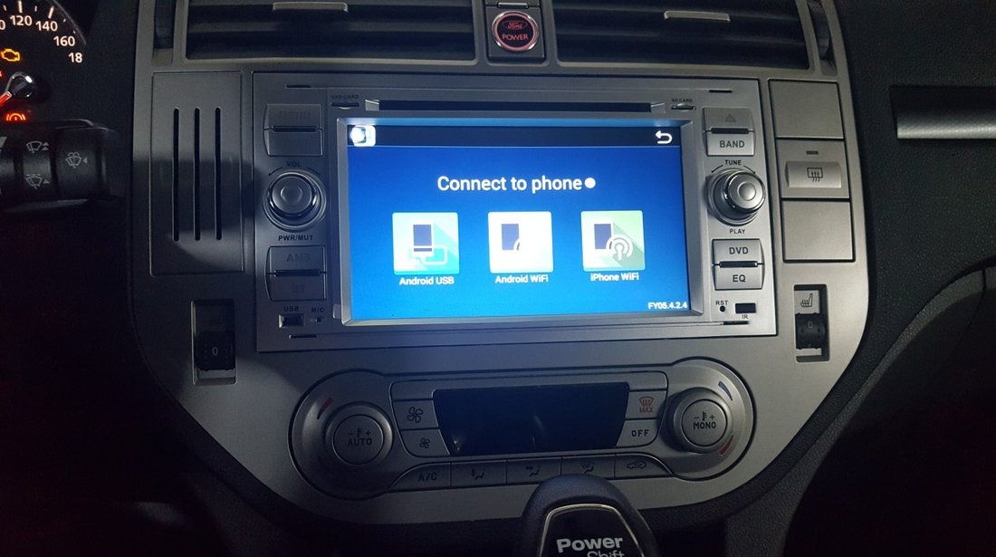 NAVIGATIE ANDROID DEDICATA FORD Focus C- MAX WITSON W2-F9488FS RAMA SILVER DVD GPS WAZE